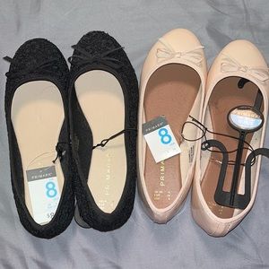 NWT Bundle of 2 pair ballet flats